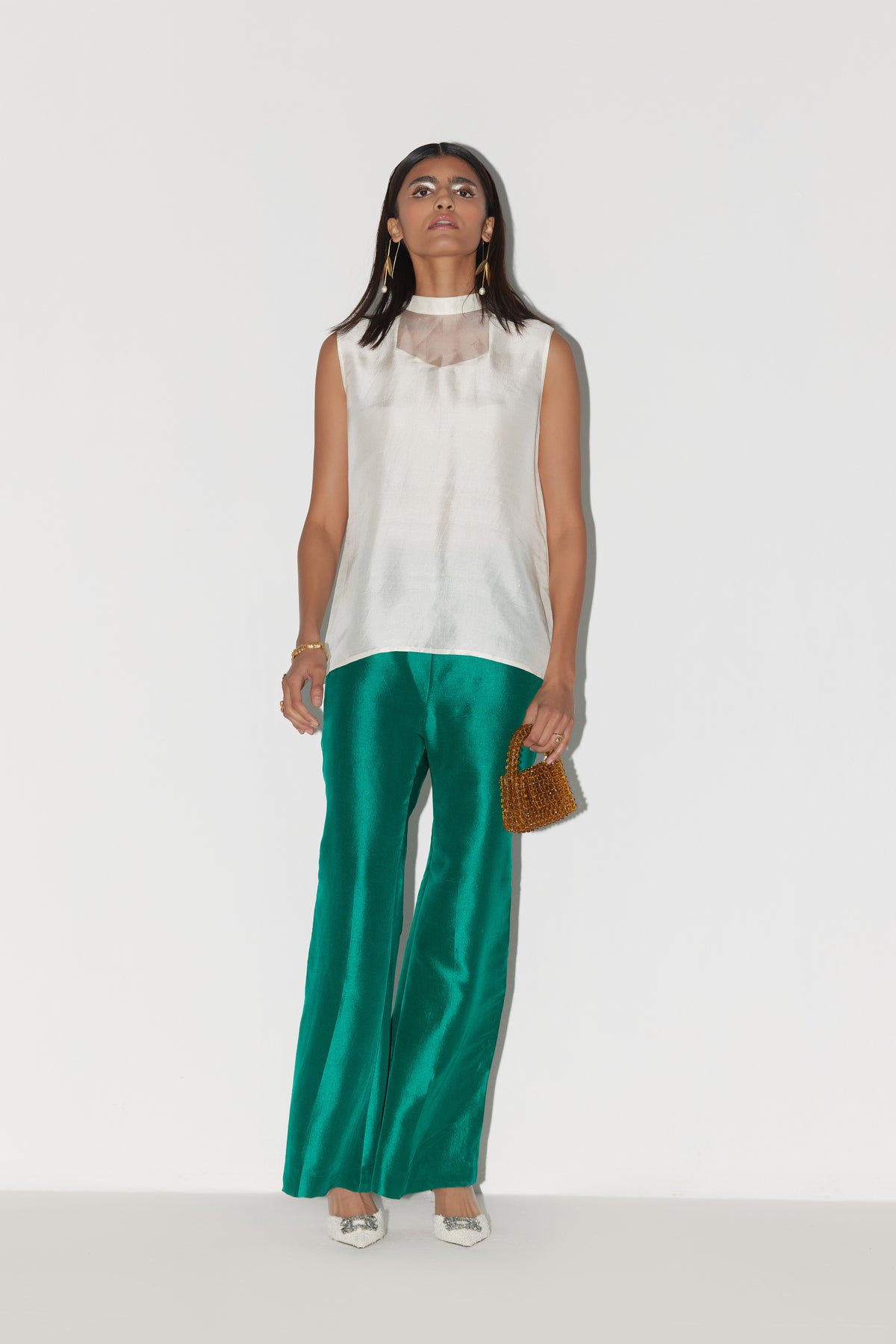 Opulent Emerald Green Saturday Trouser