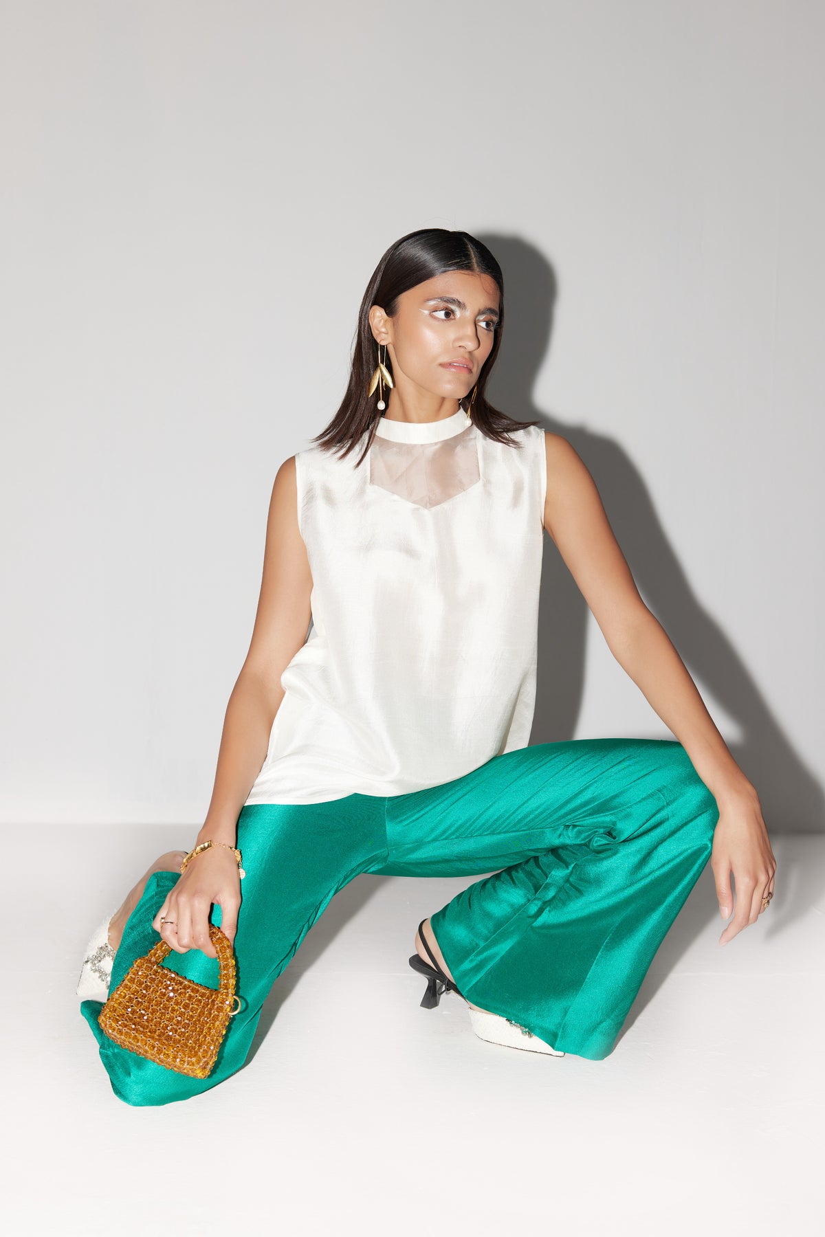 Opulent Emerald Green Saturday Trouser