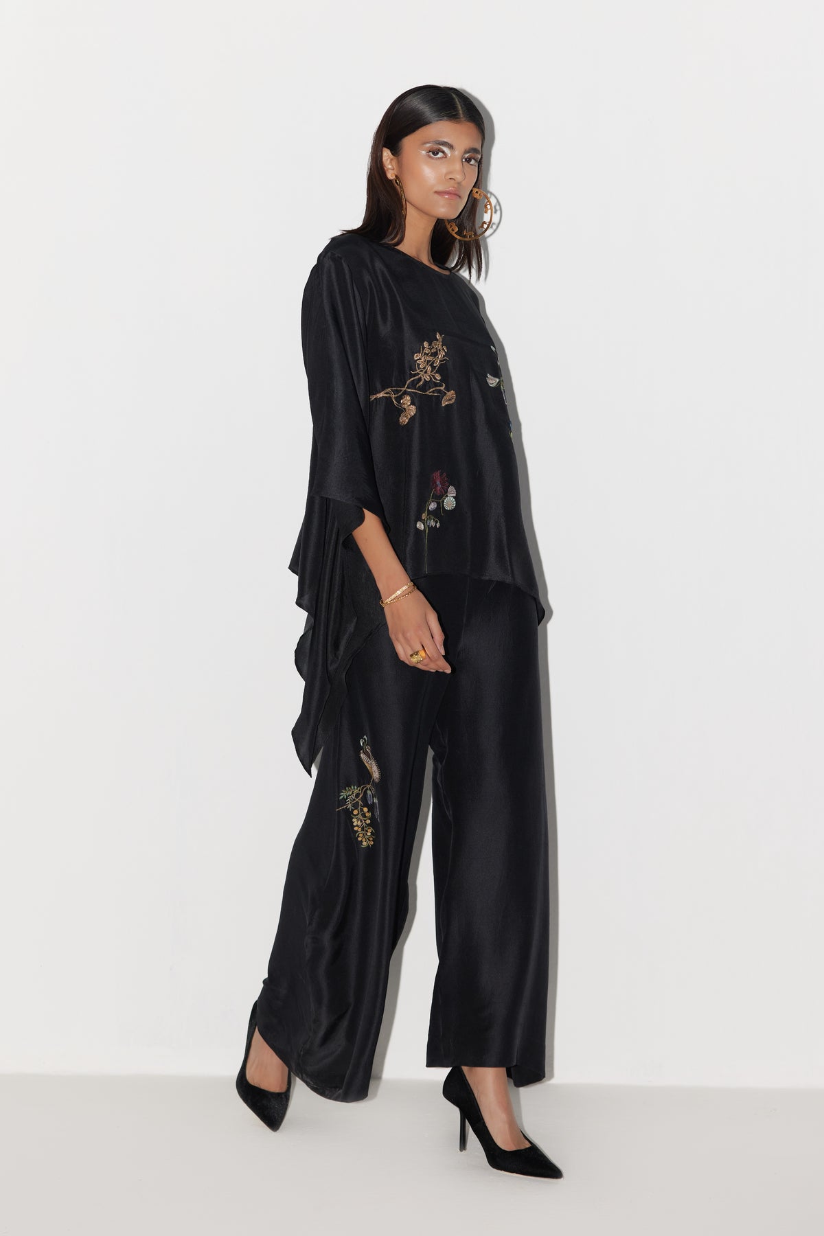 Floret Black Trousers