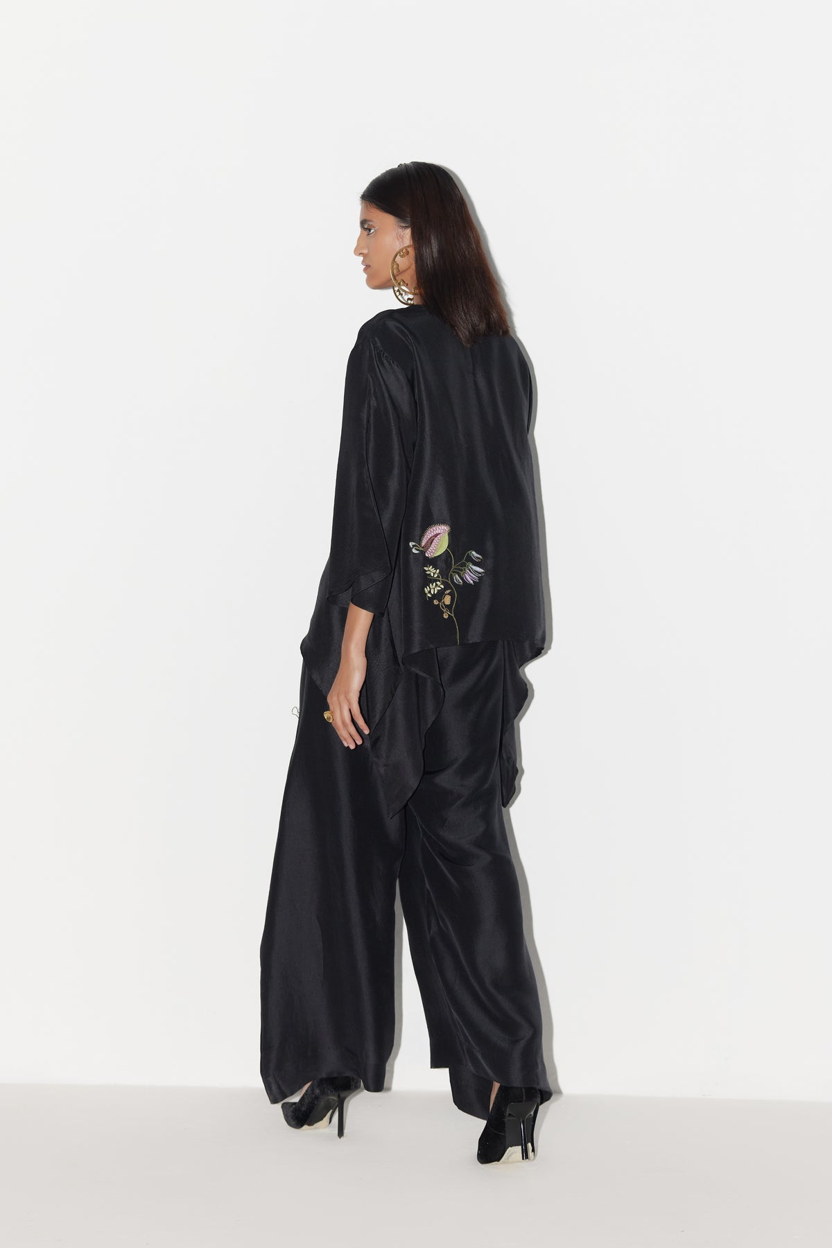 Floret Black Trousers