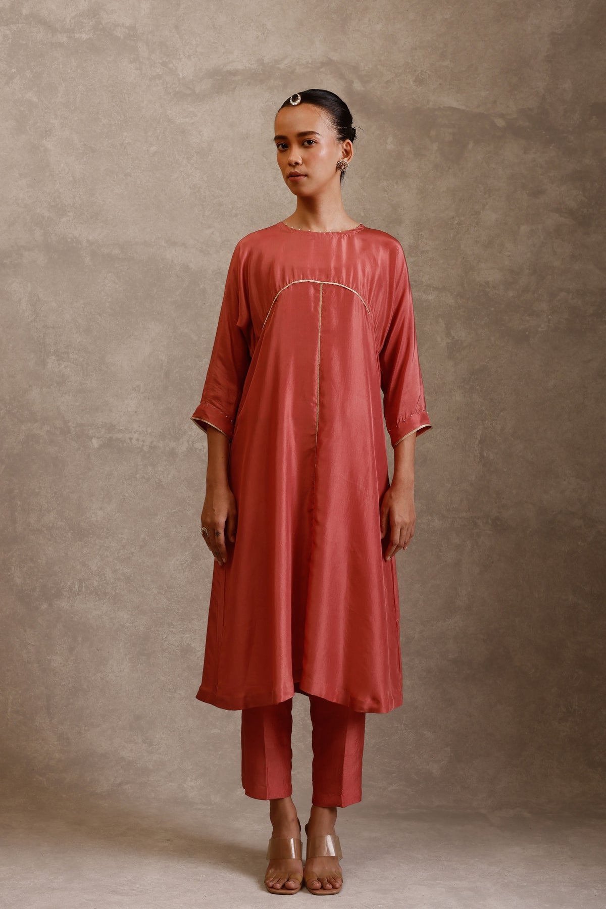 Damini Pink Kurta Pant Set