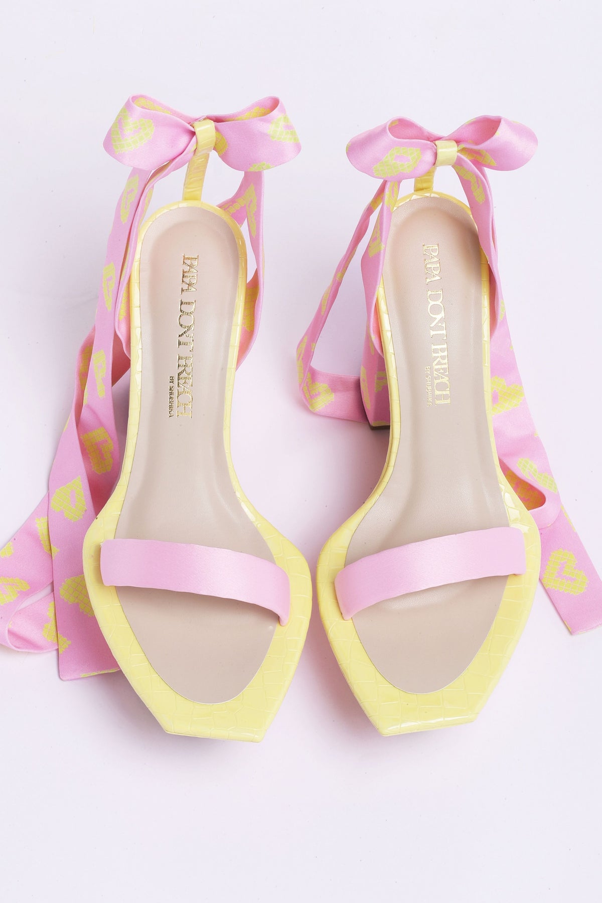 Miss Pacman - Pink Block Heels