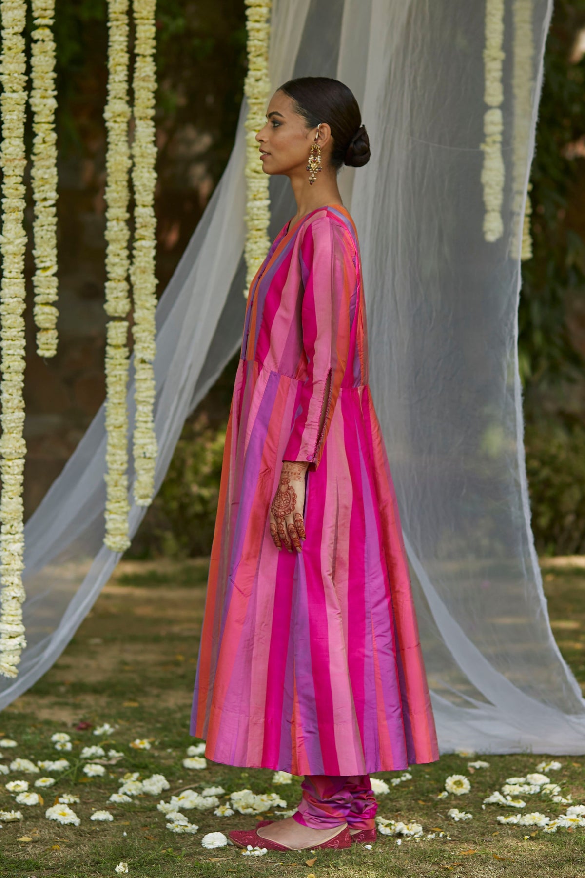 Rani Pink Anarkali