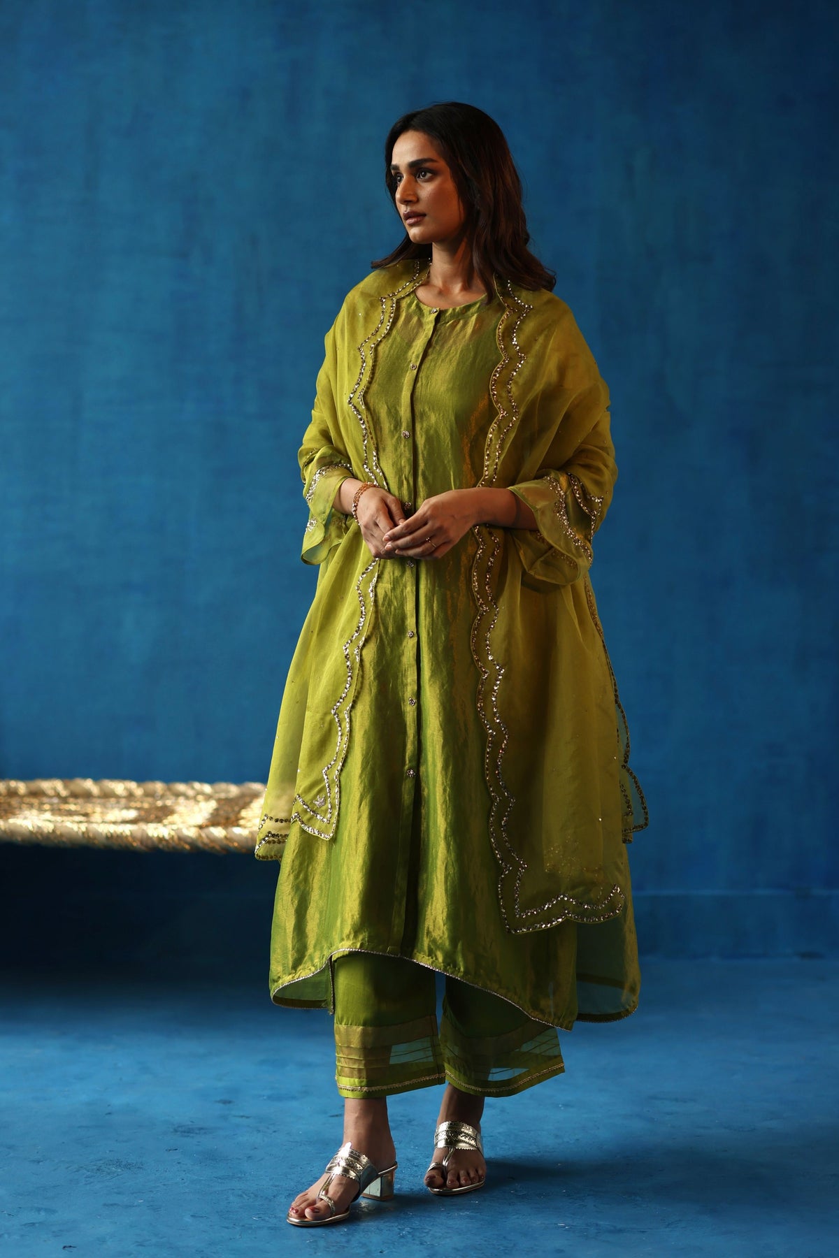 Green Kala Khatta Kurta Set