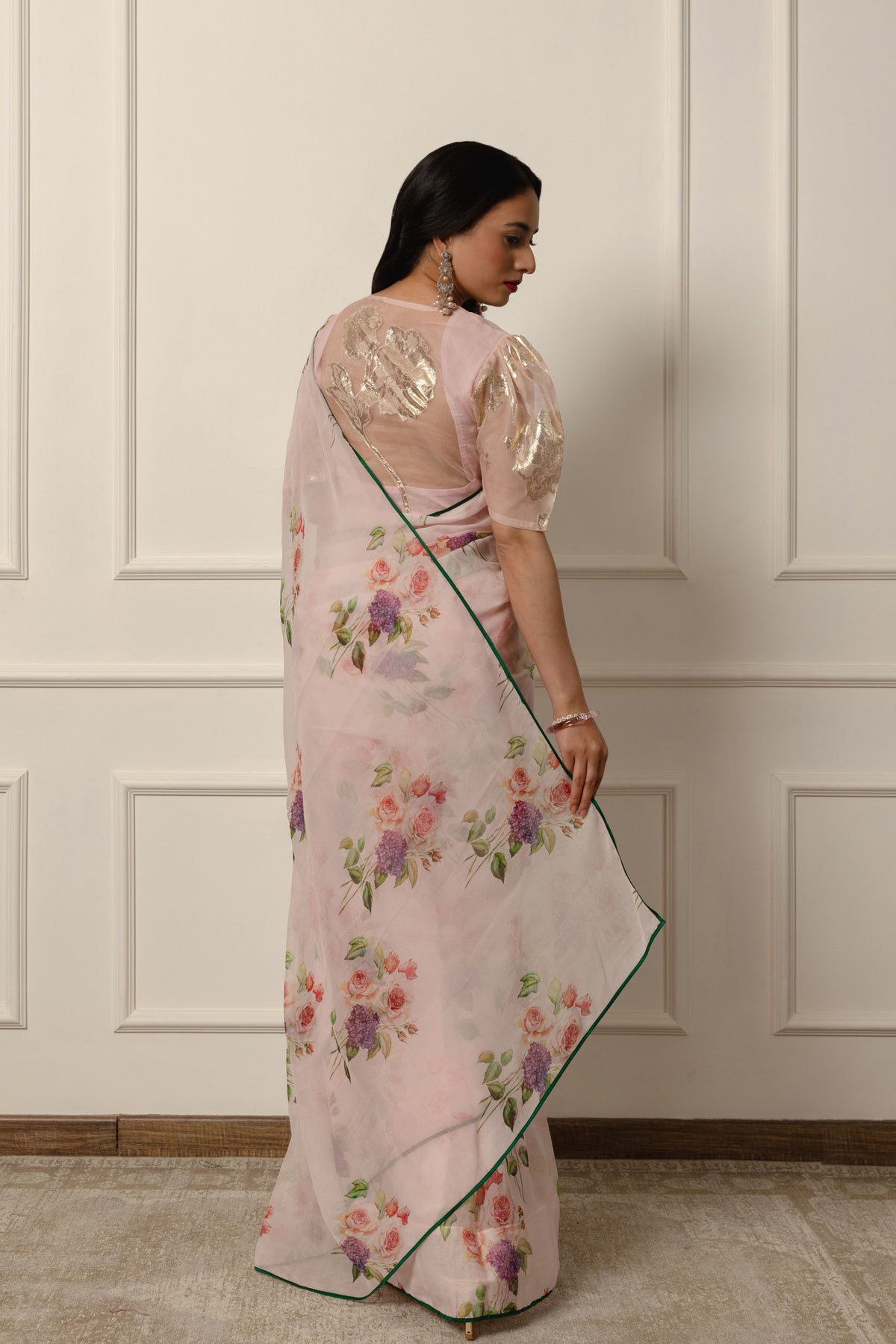 Amara Printed French Chiffon Saree