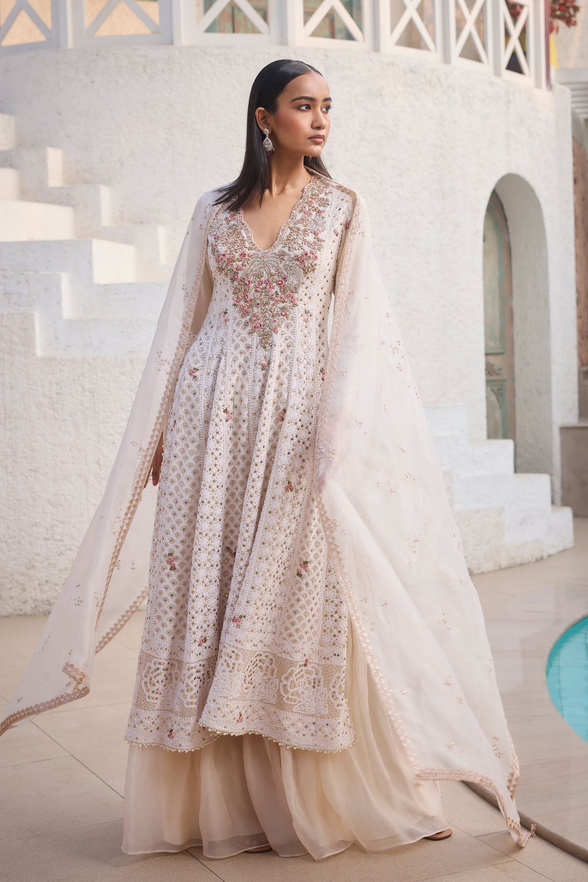 Alaya Chikankari Sharara Set