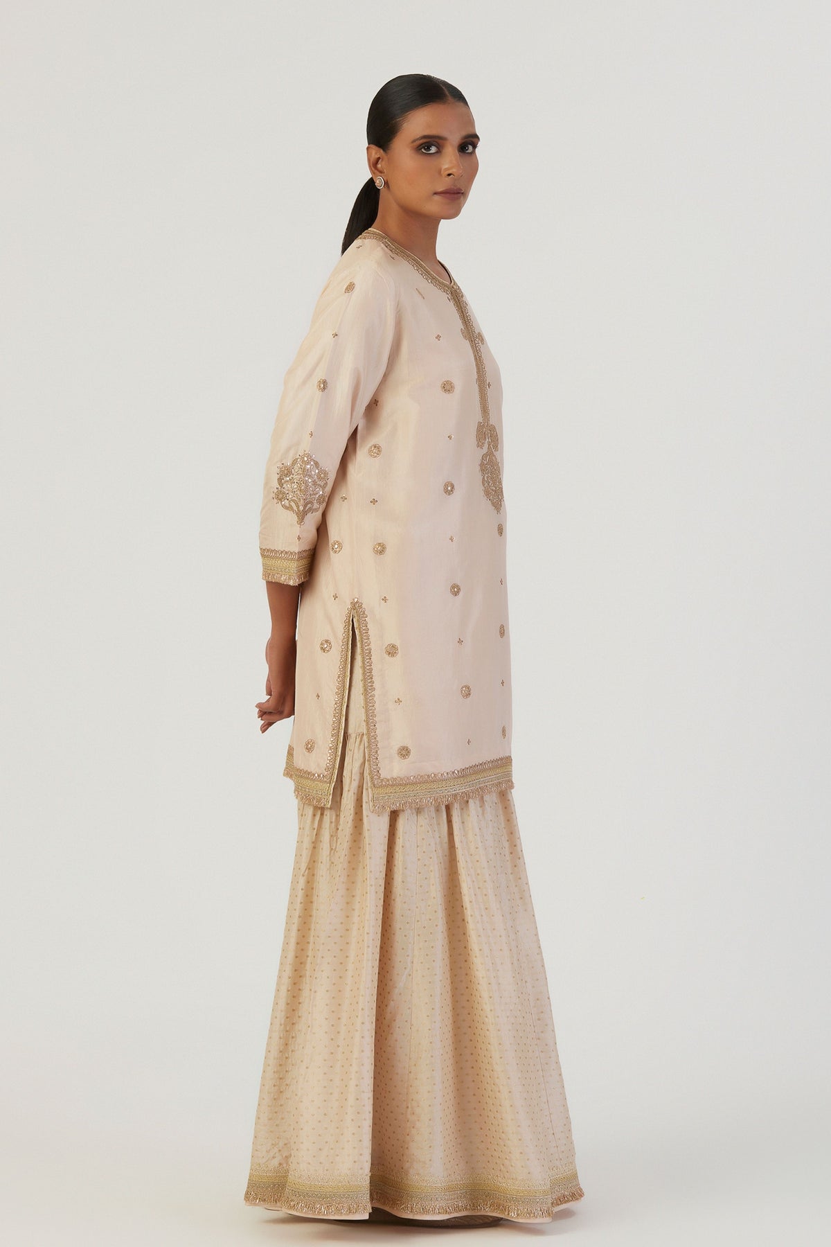 Tara Silk Kurta and Sharara