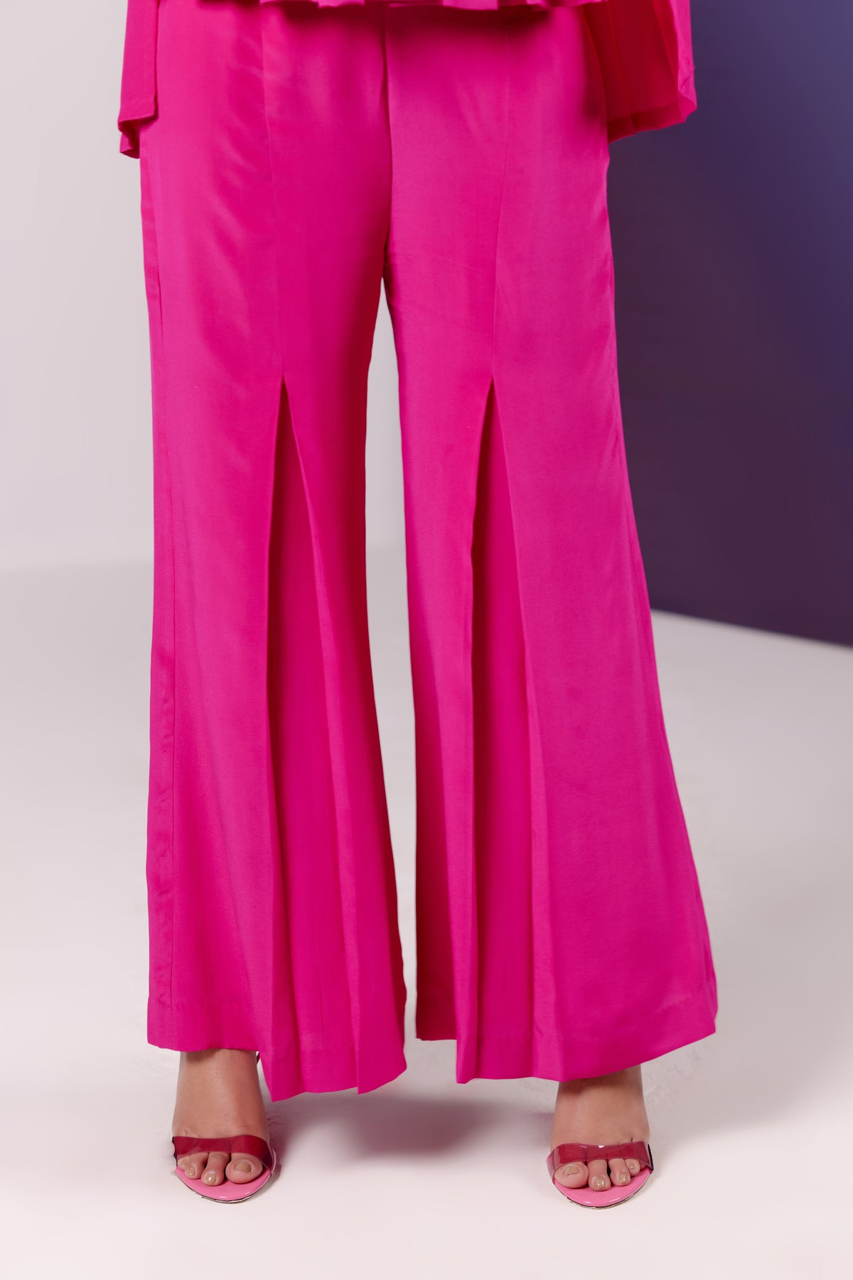 Flared Hot Pink Pants