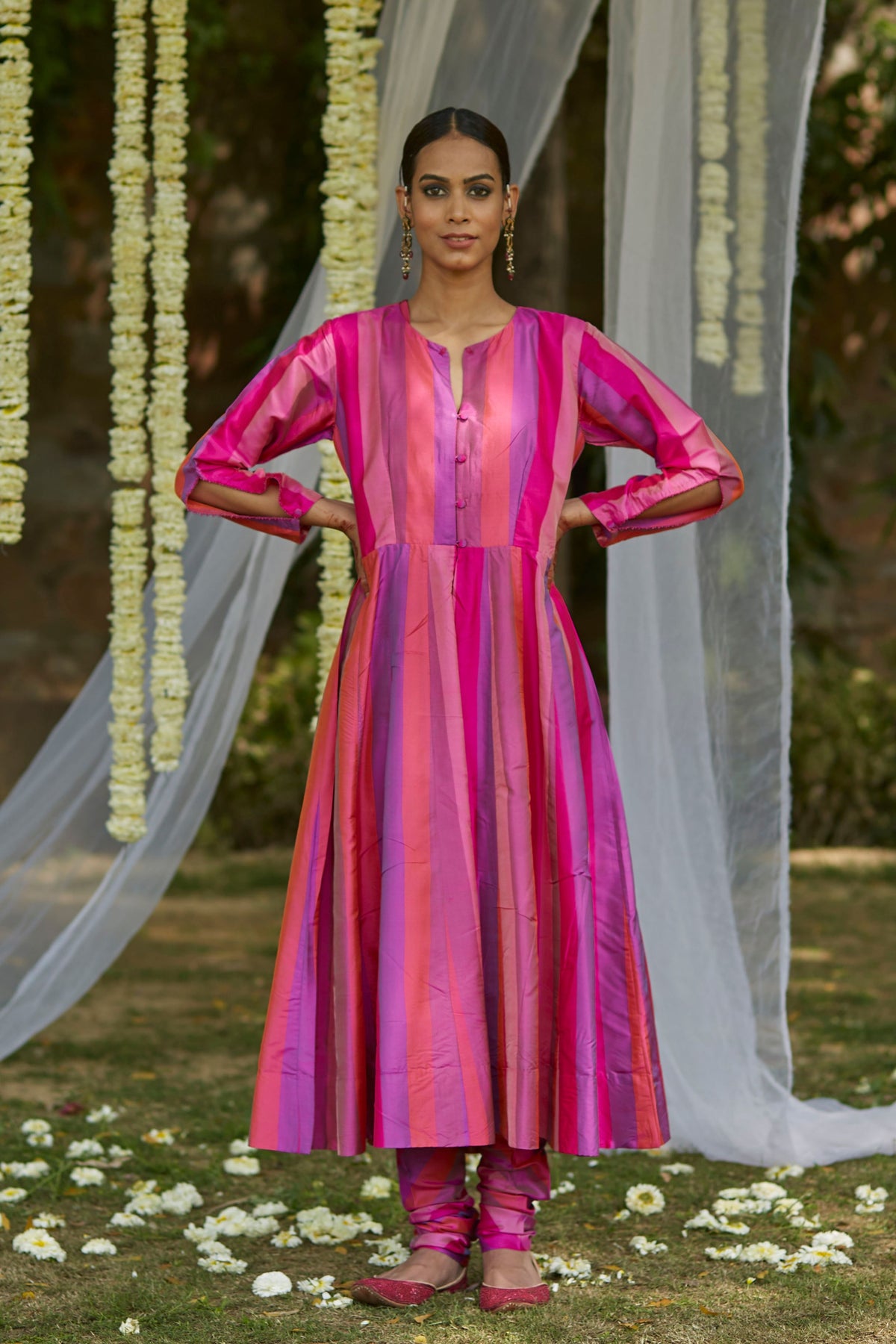 Rani Pink Anarkali