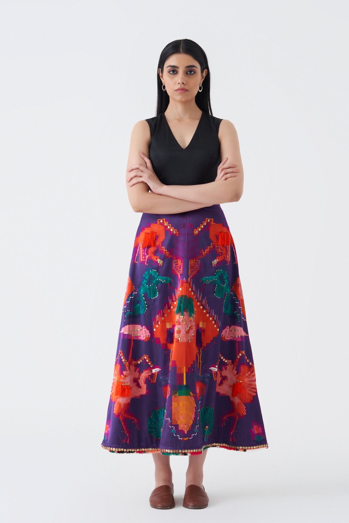Oaxaca Morado Skirt