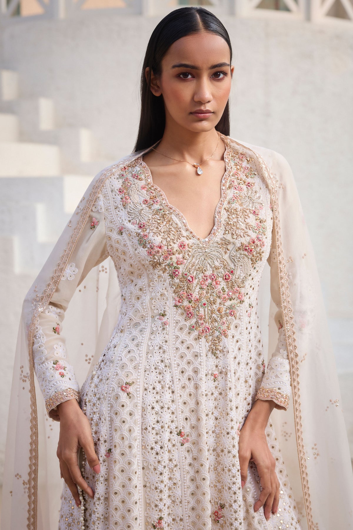 Alaya Chikankari Sharara Set