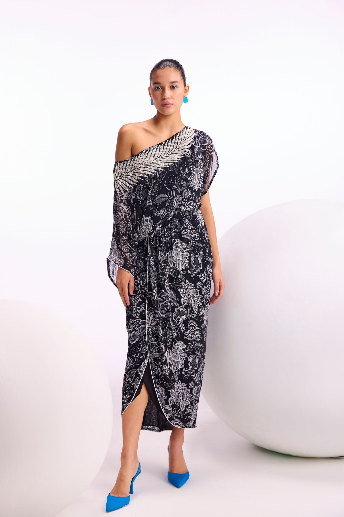 Cerellia Fern Drop Shoulder Dress