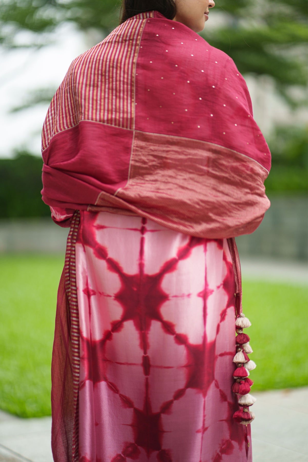 Clara Tie Dye Pink Kurta Set