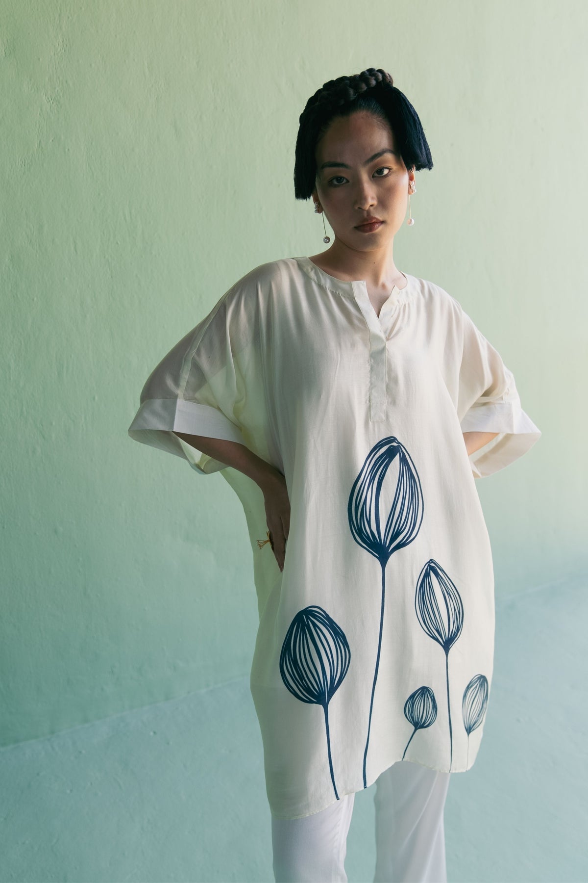 Tulip Blue Kaftan