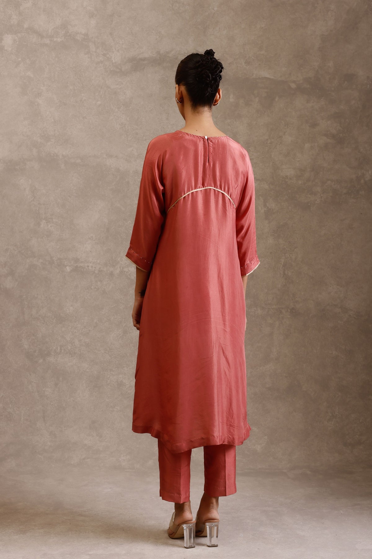 Damini Pink Kurta Pant Set