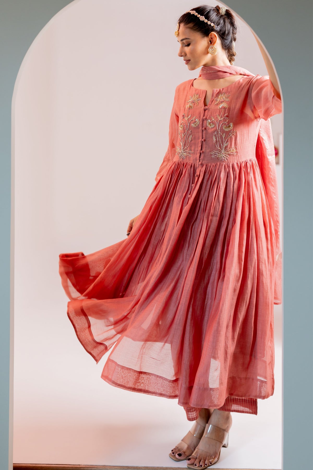 Naghma Pink Kurta Set