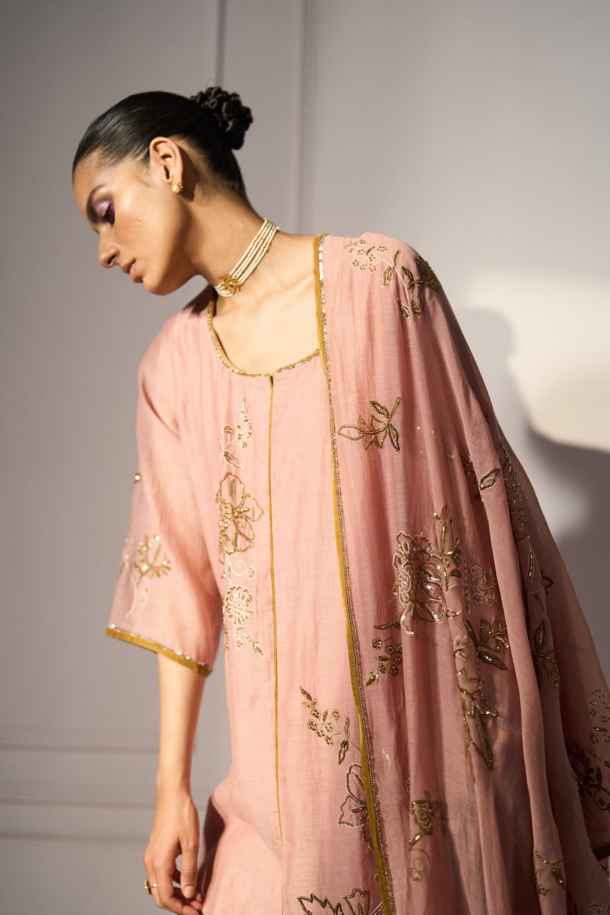 Pink Balori Kurta