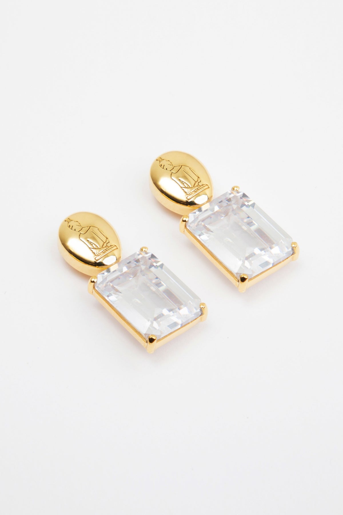 White Zementine Essential Earrings