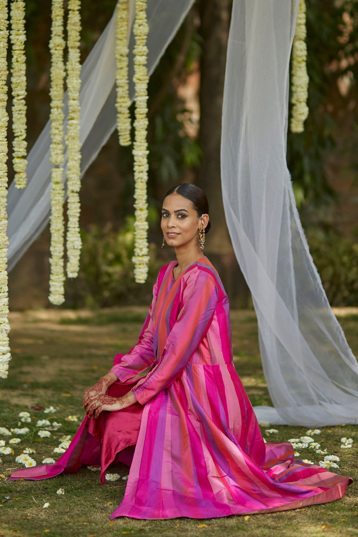 Rani Pink Anarkali