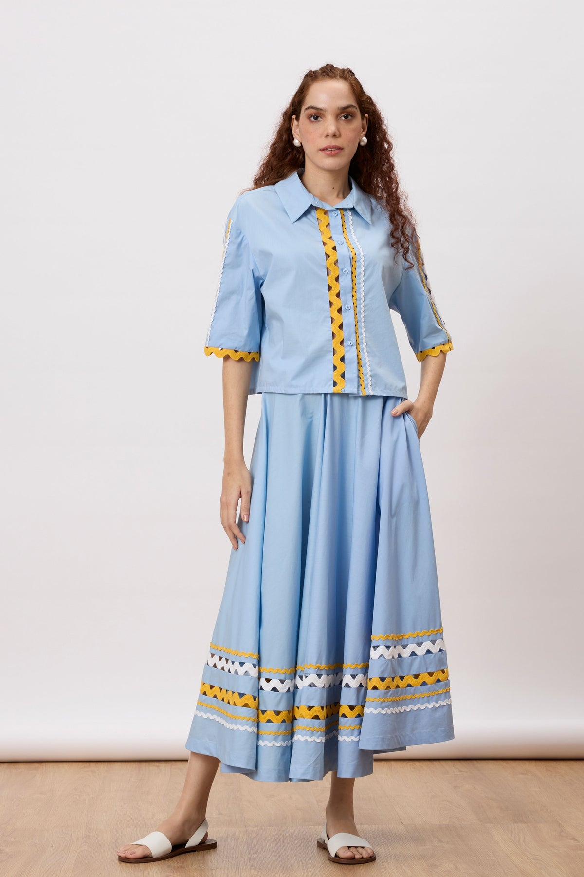 Hazel Dutch Blue Skirt