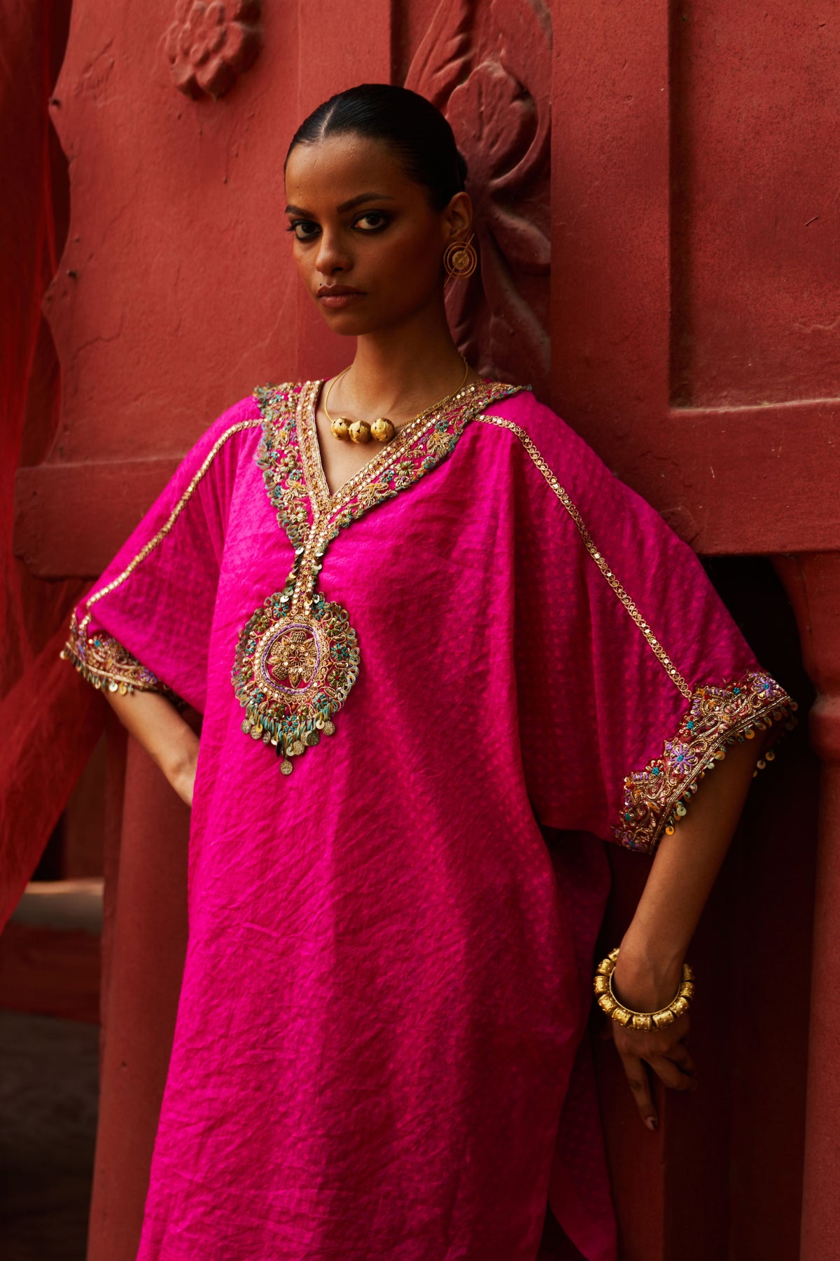 Pink Kurta Set