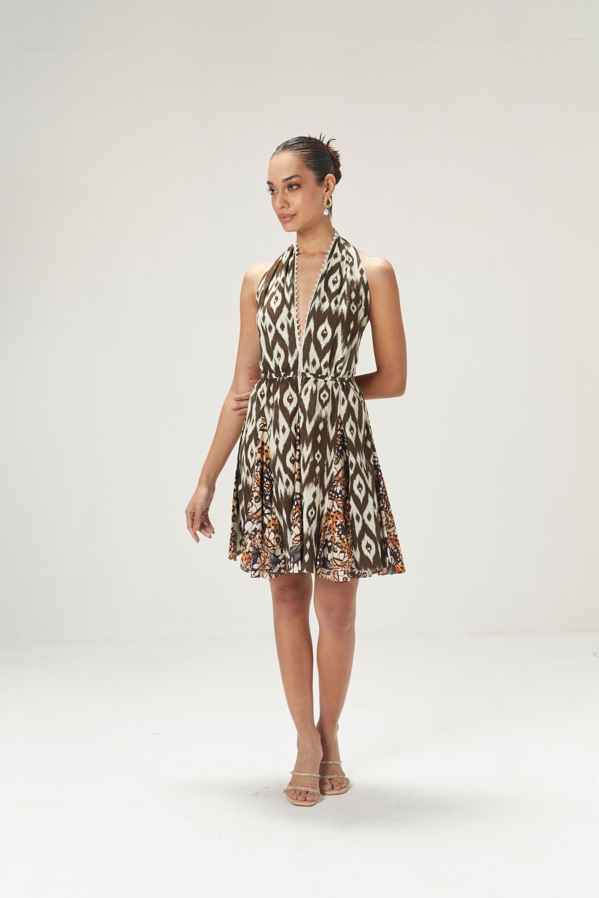 Halterneck Short Dress