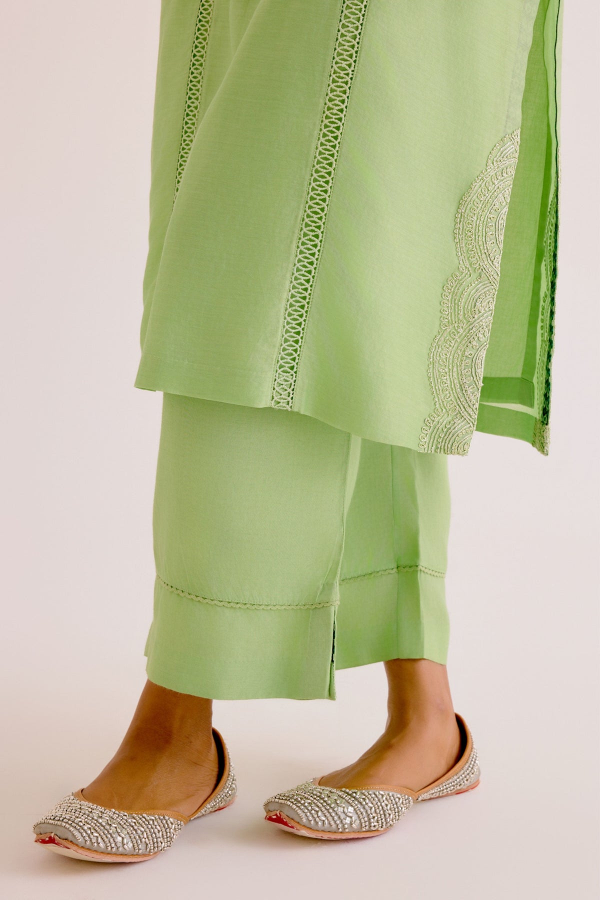 Pistachio Green Kurta Set