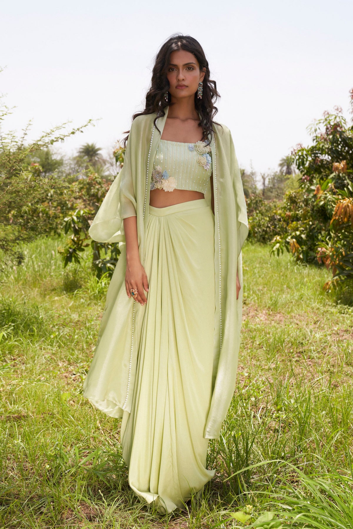 Olivine Skirt Set