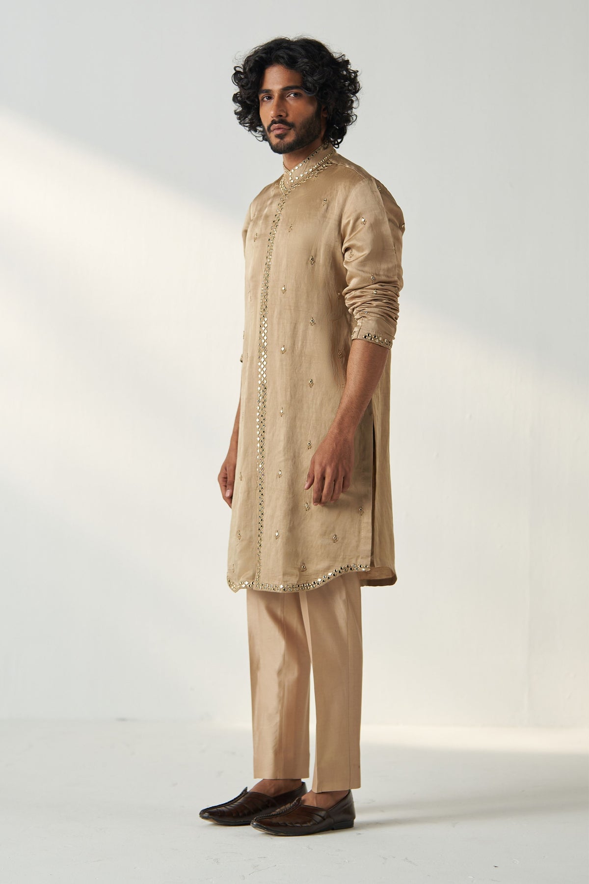 Khaki Gold Vivaan Kurta Set