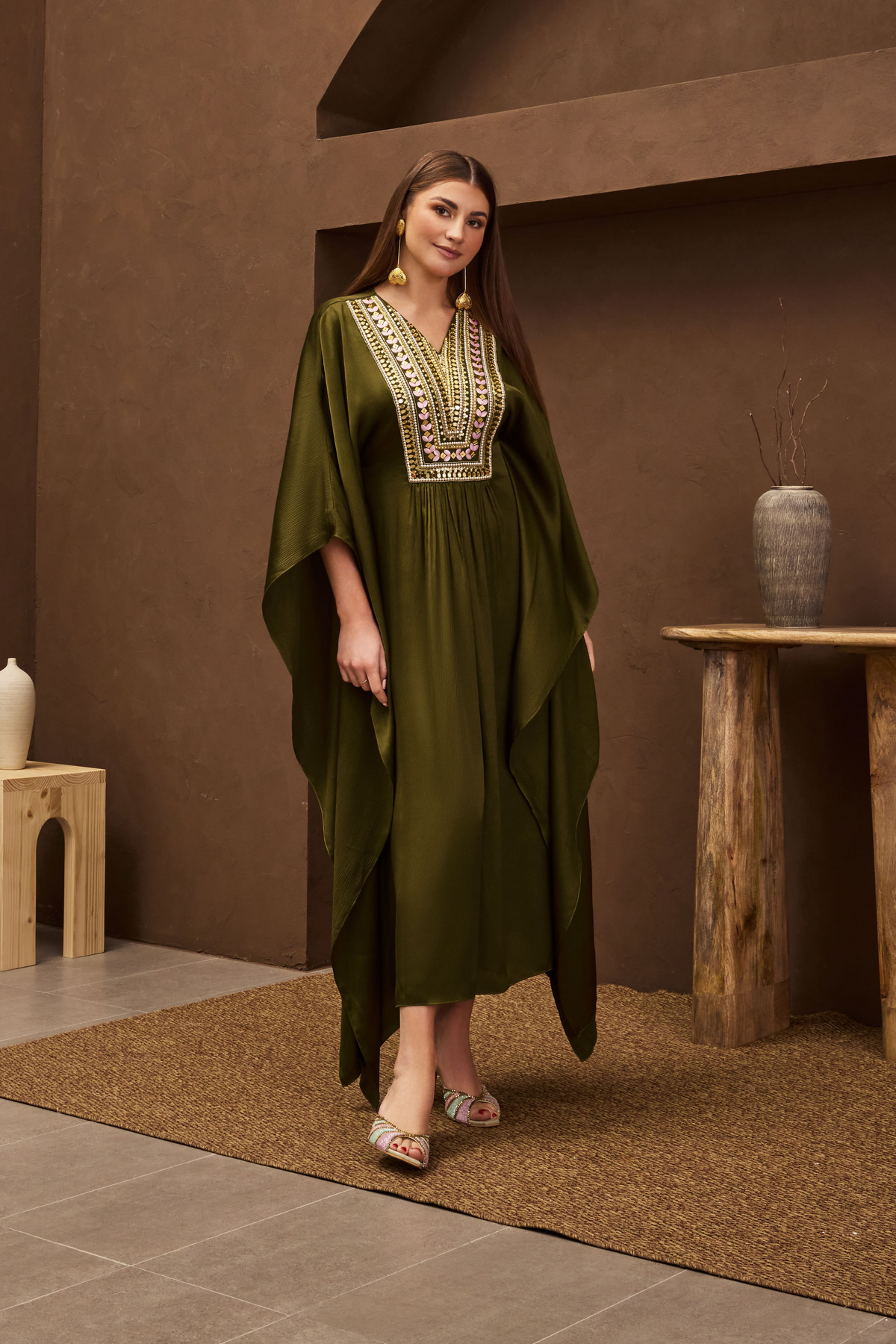 Olive Oasis Kurta Set