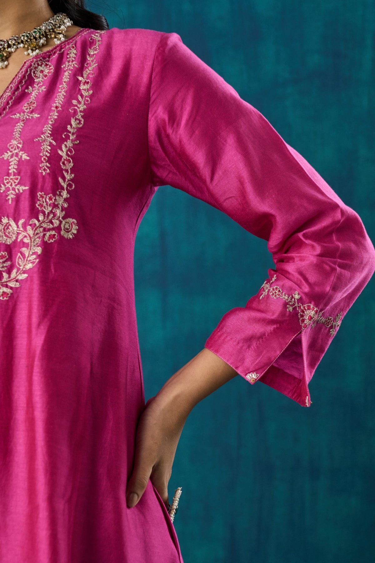 Magenta Charvi Kurta Sets