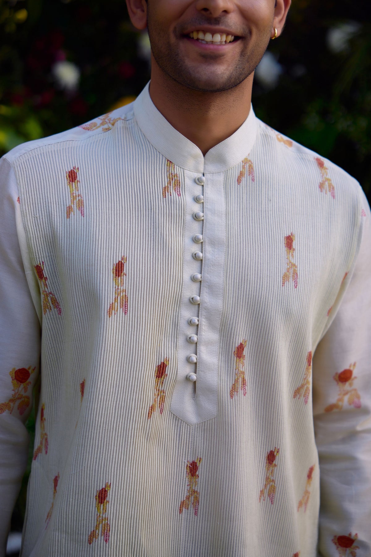 Antique White Kurta Set