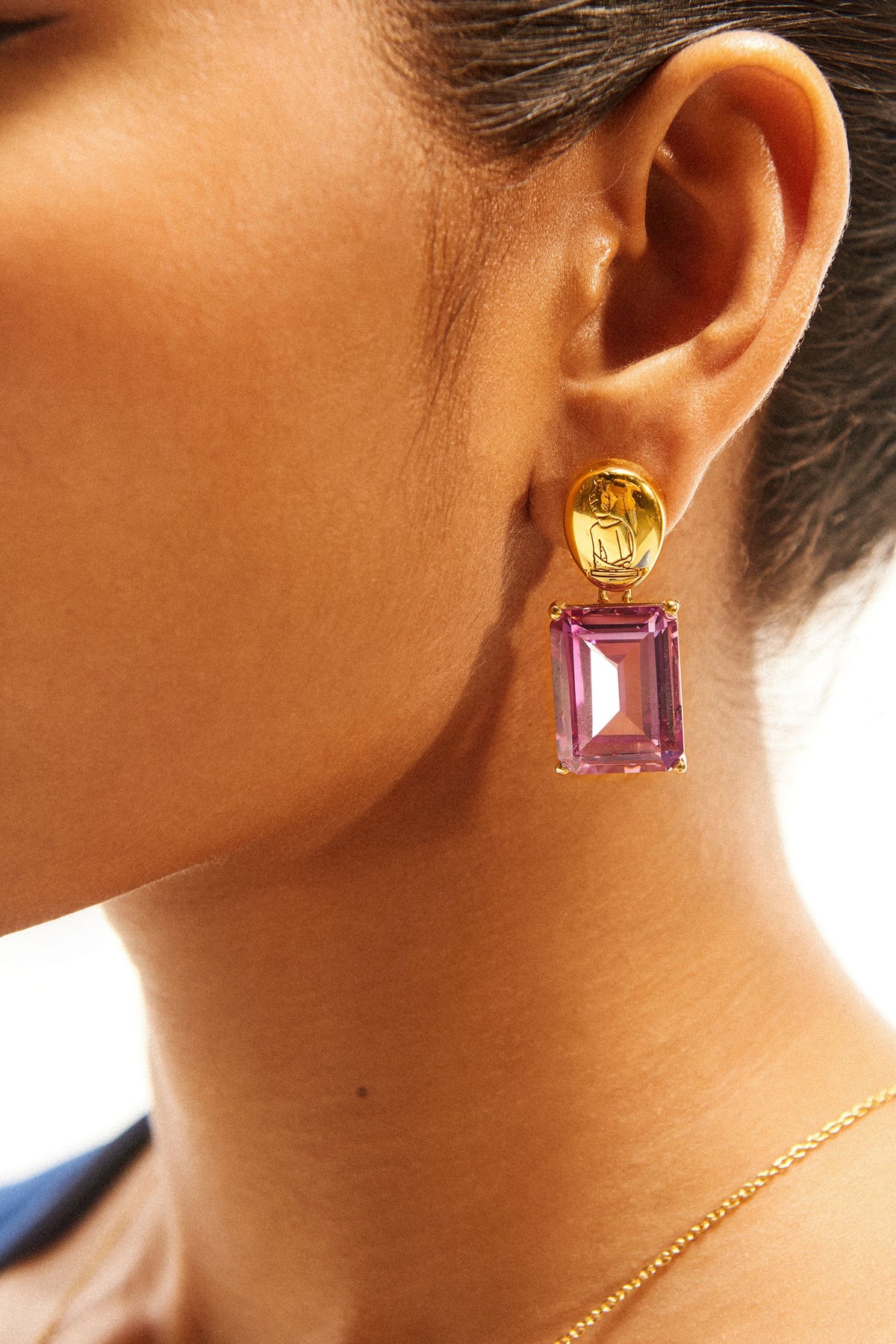 Purple Zementine Essential Earrings