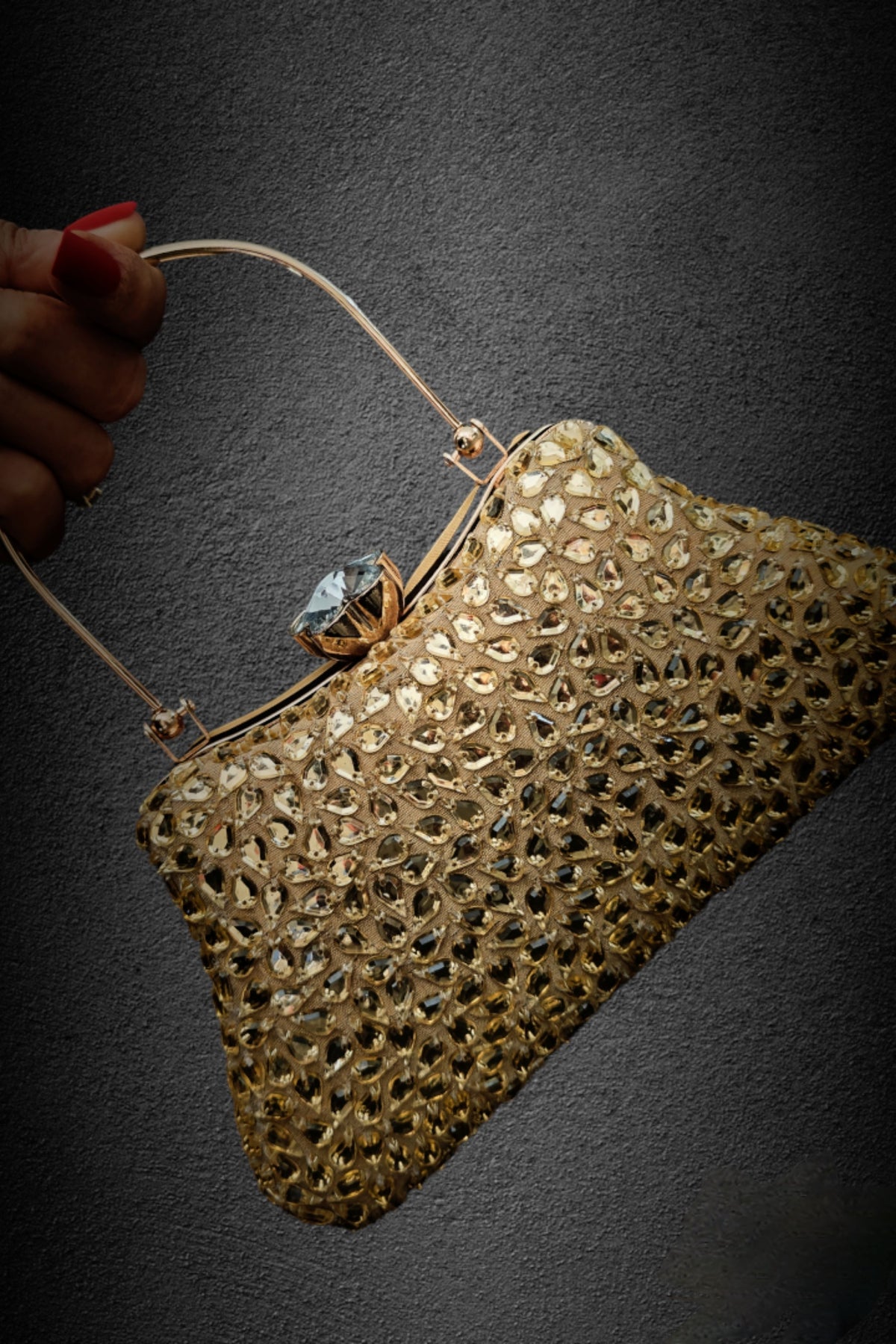 Gold Topaz Clutch