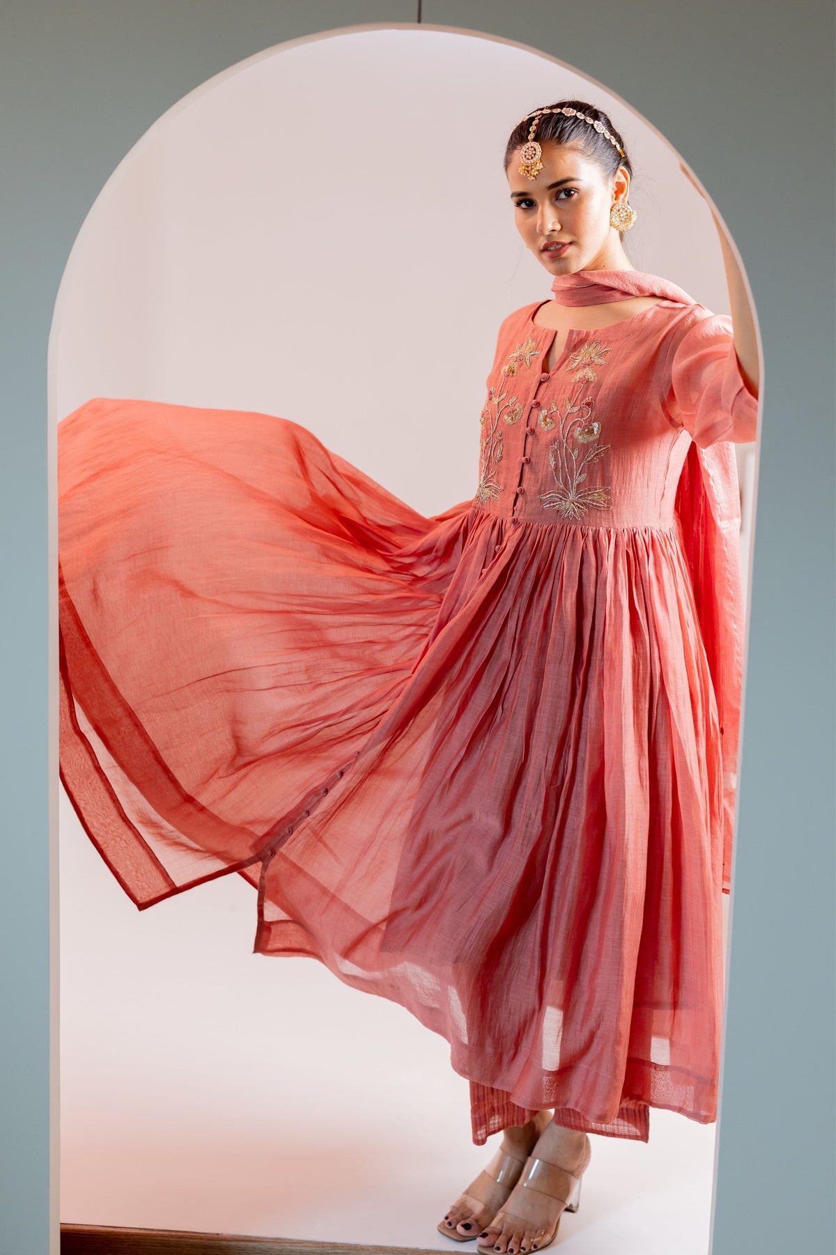 Naghma Pink Kurta Set