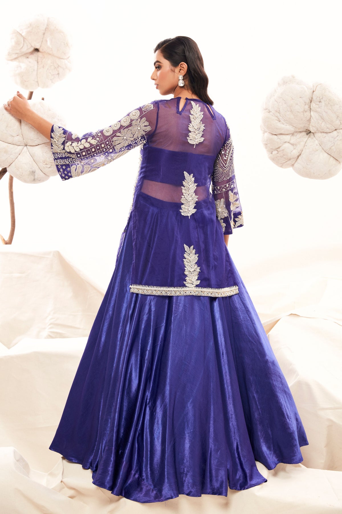 Blue Glamorous Lehenga Set