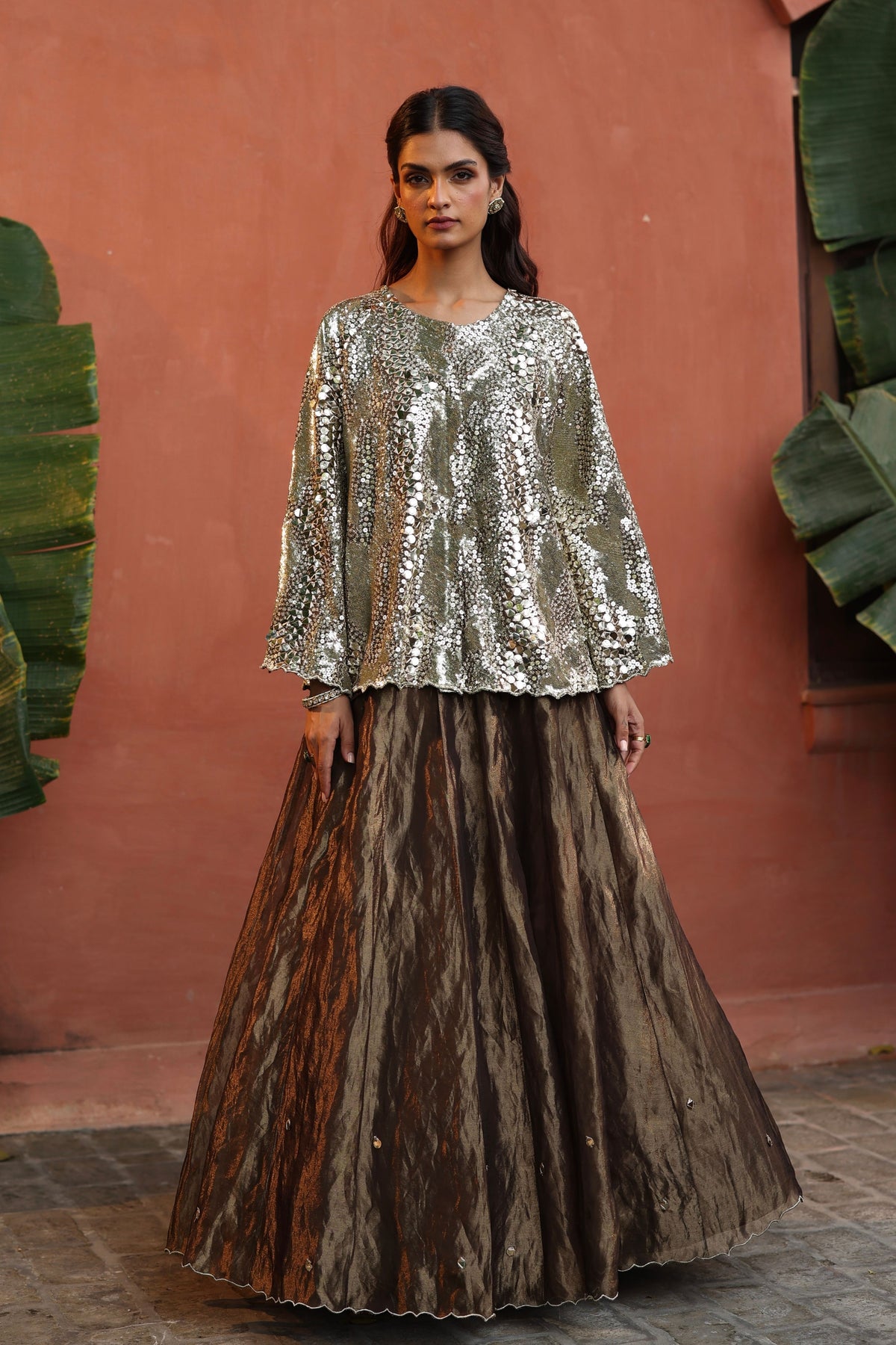 Bronze Zohra Lehenga