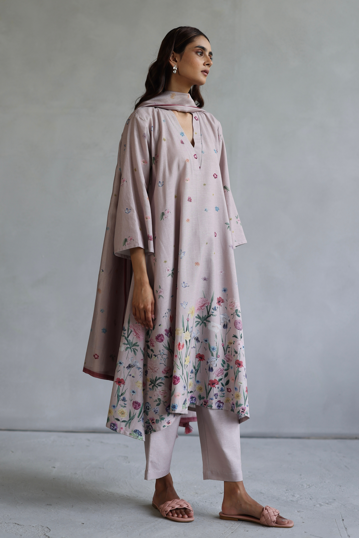 Pink Rosaline Tunic Set