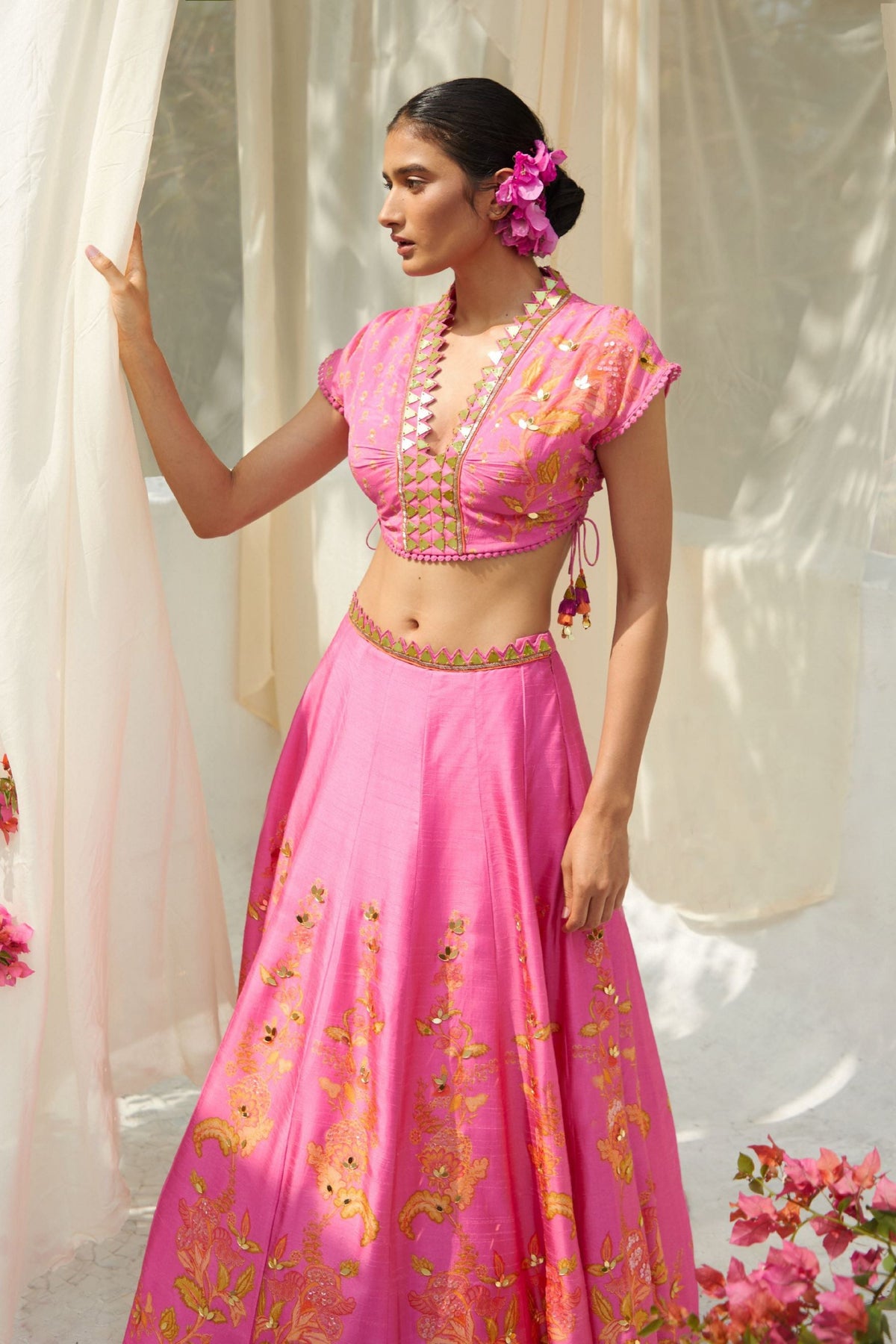 Pink Lehenga Set