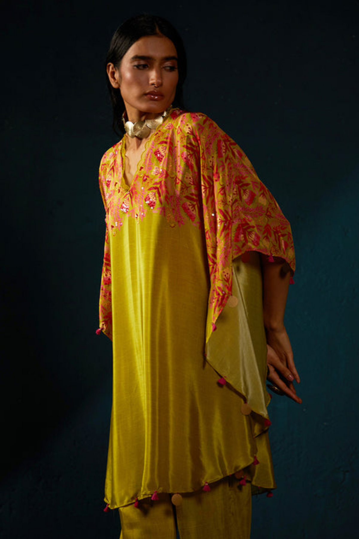 Flowly Printed Kurta Set