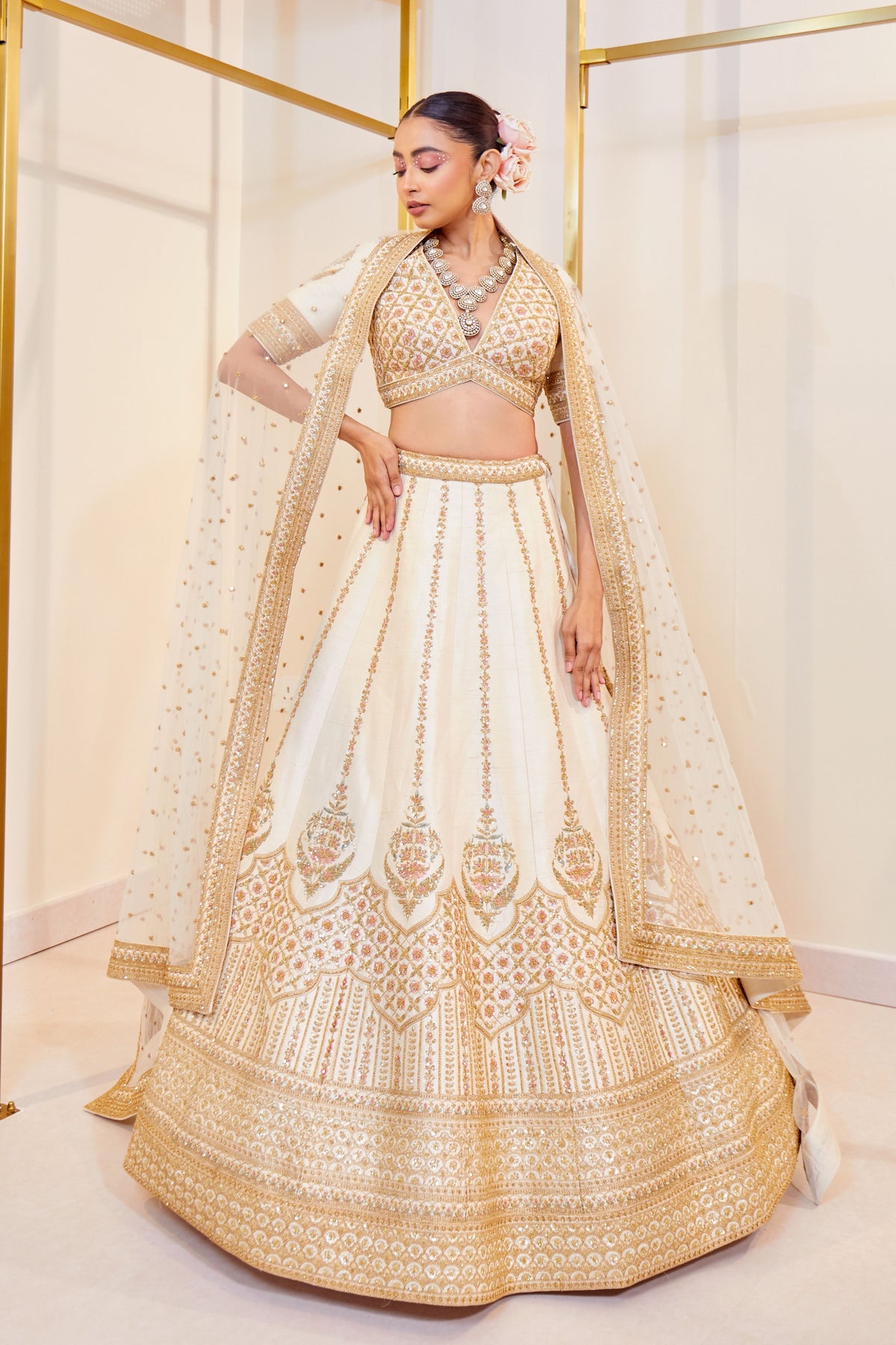 Diksha Vanilla Lehenga Set