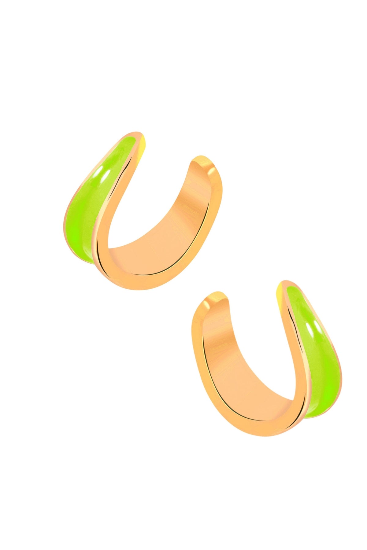 Andaman Green Hoops Earrings