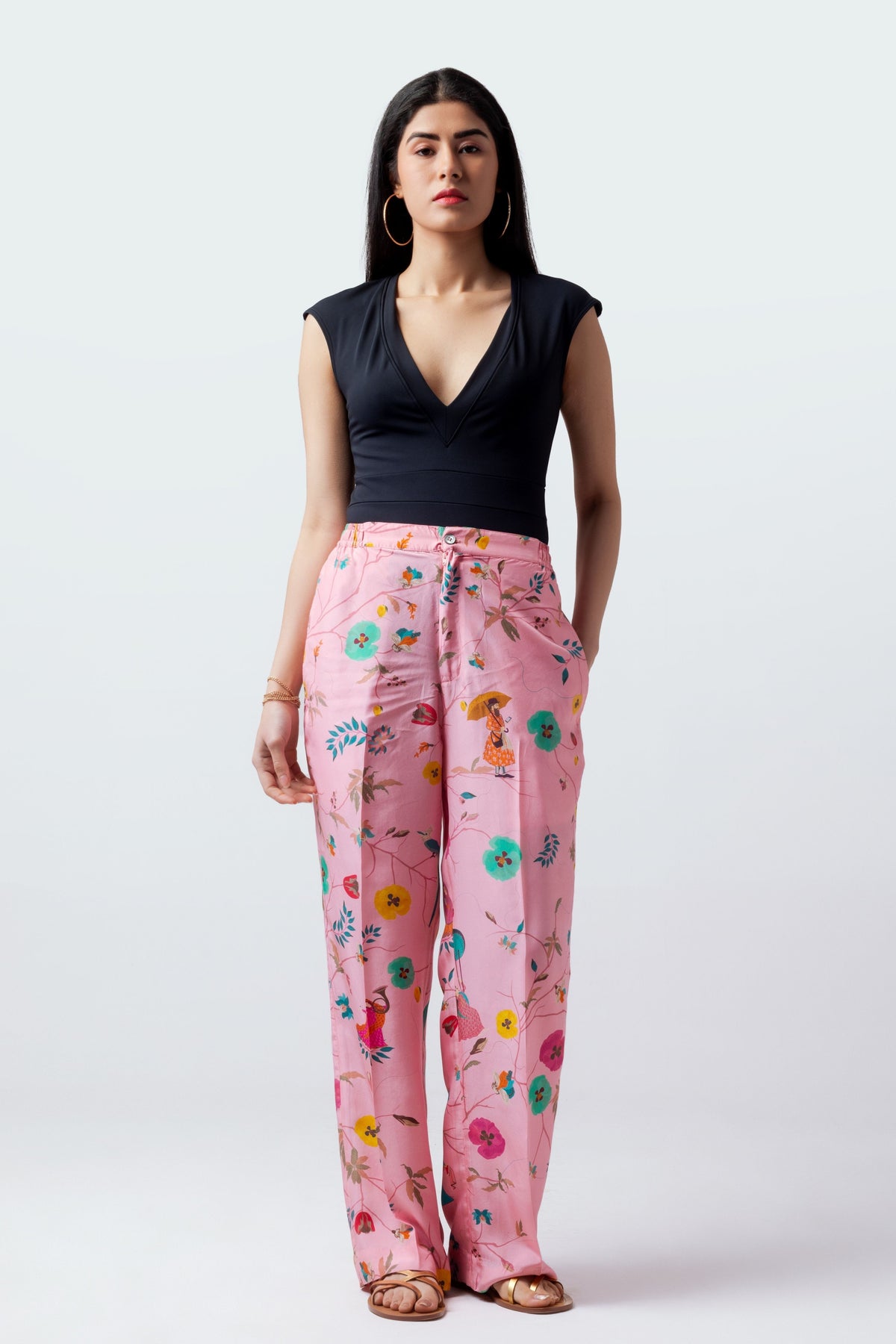 Dhruv Peach Pants