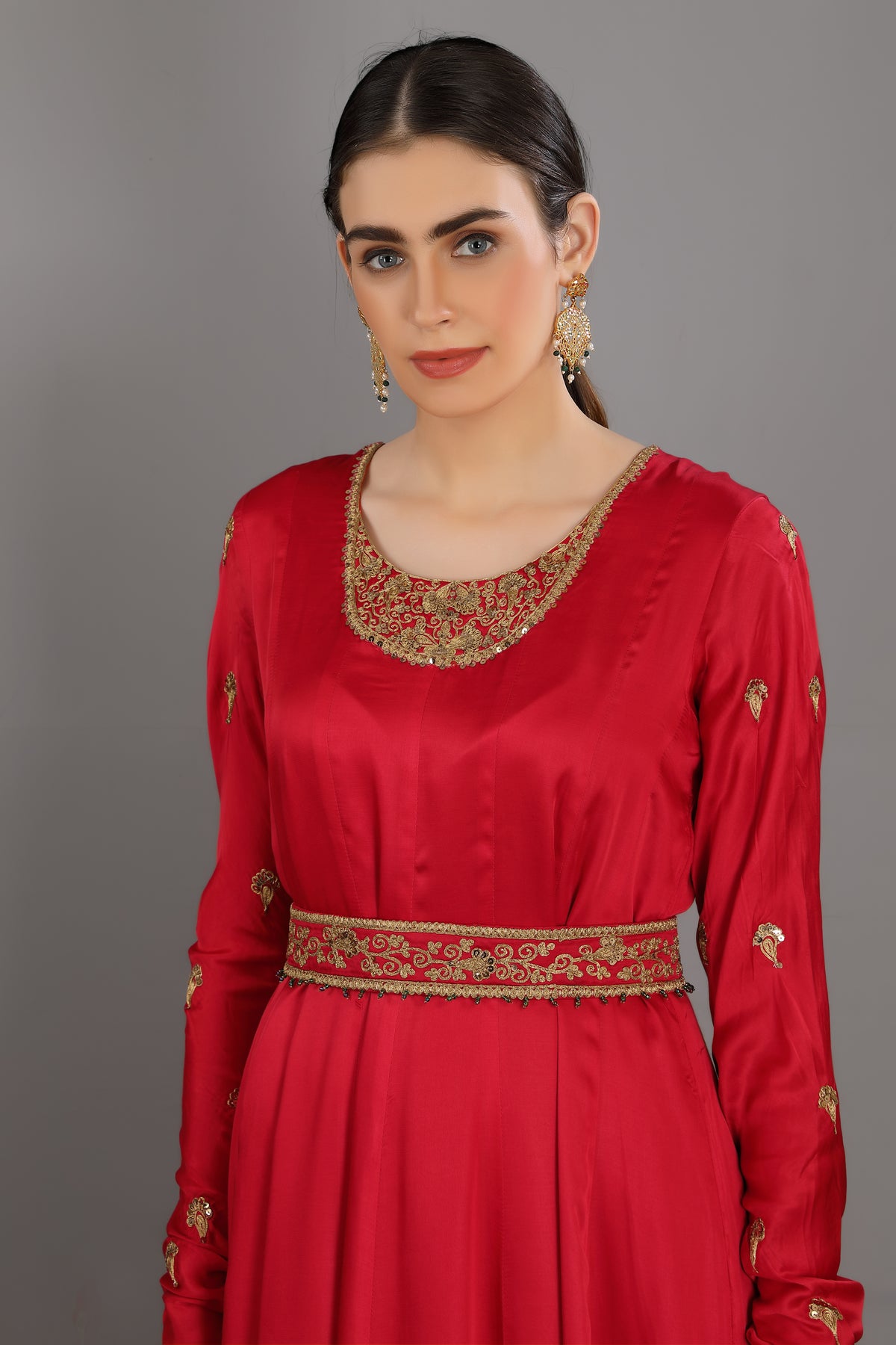 Haniya a round neck kurta set