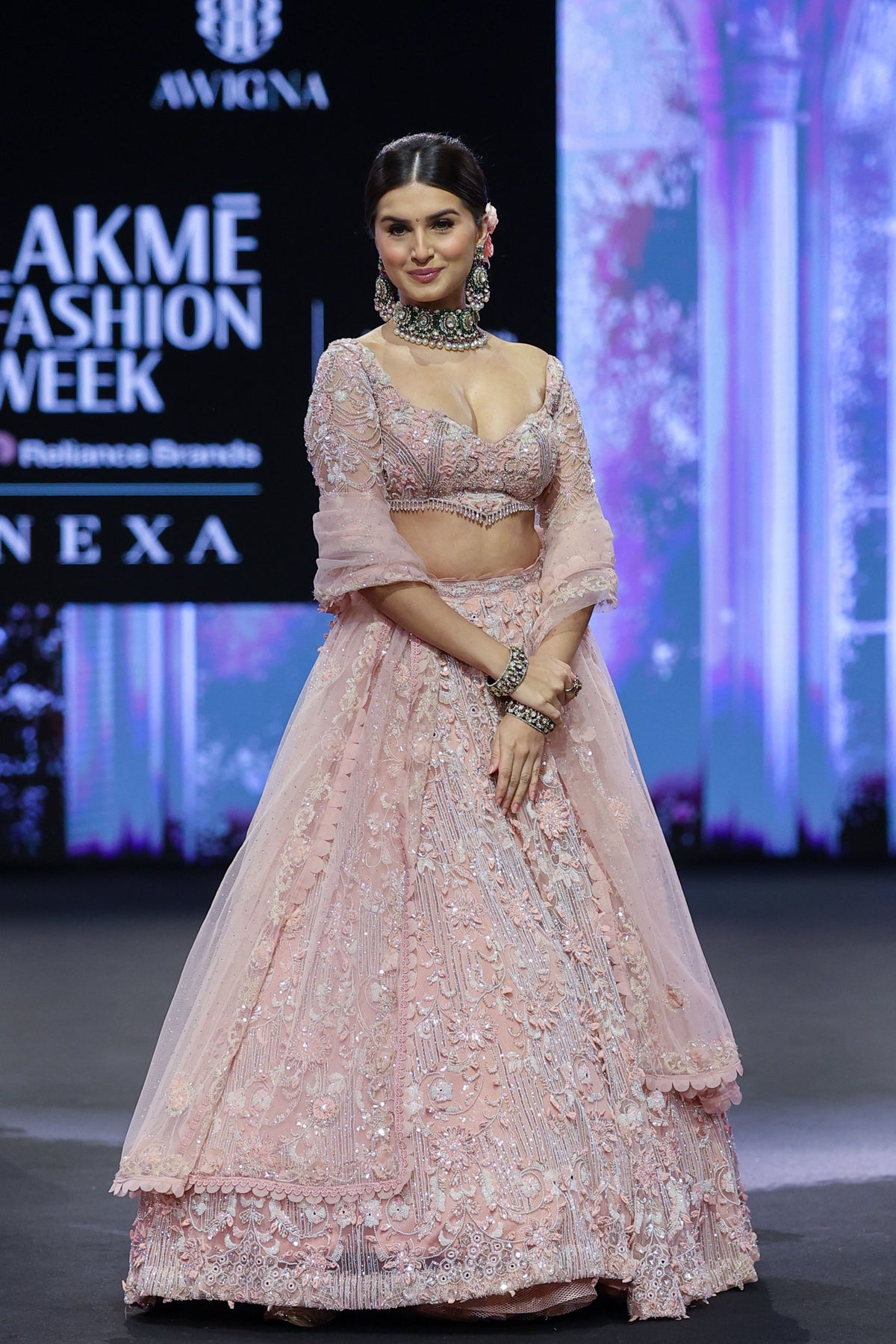 Rose Pink Lehenga Set