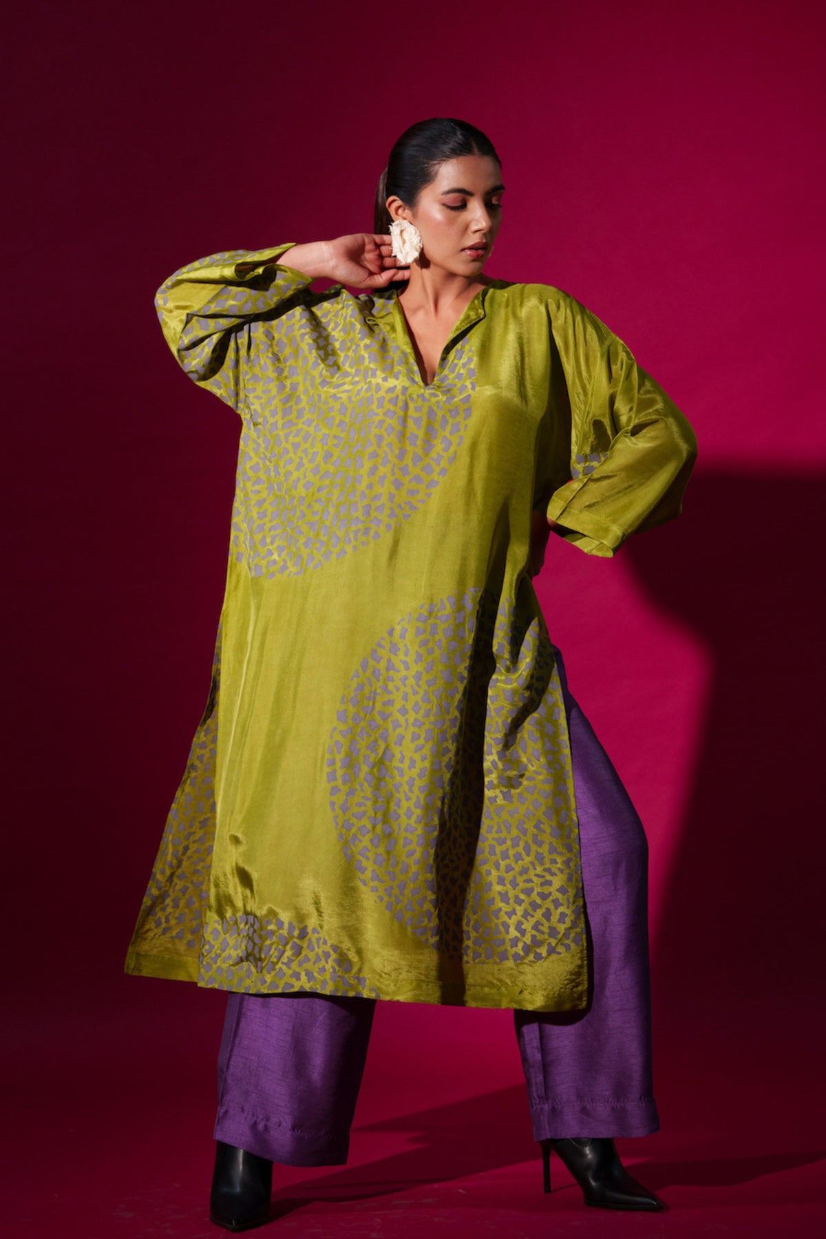 Beau Leaf Green Tunic