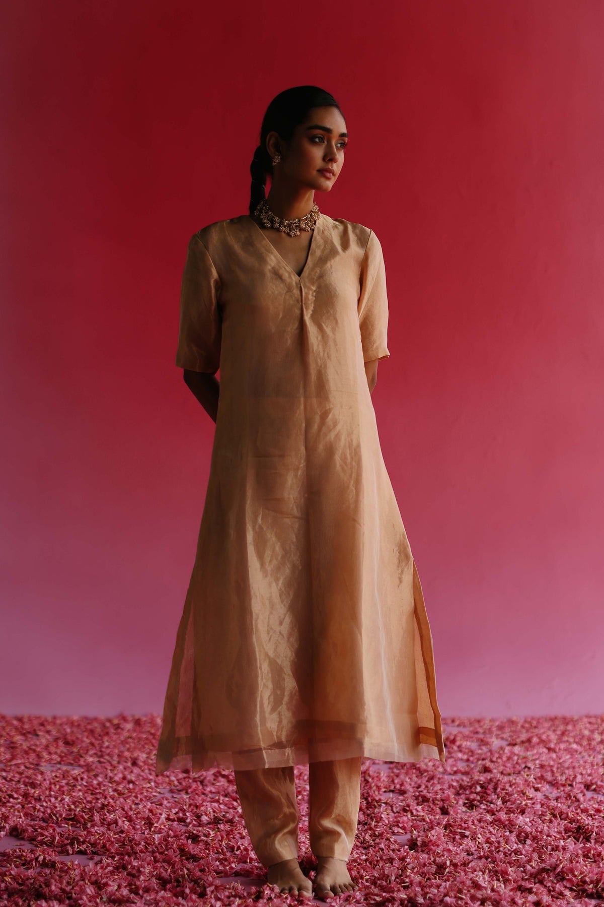 Sudha Gold Kurta