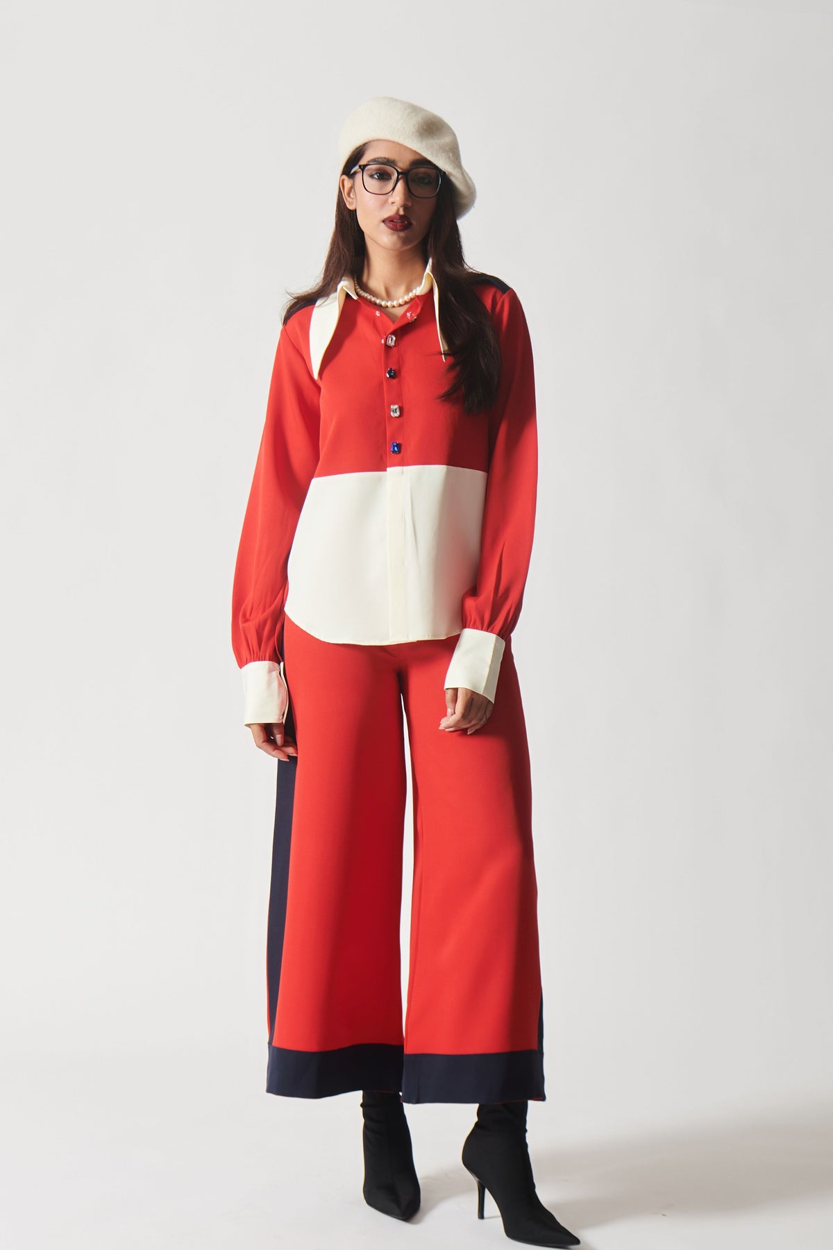 Regal Long Collar Co-ord Set