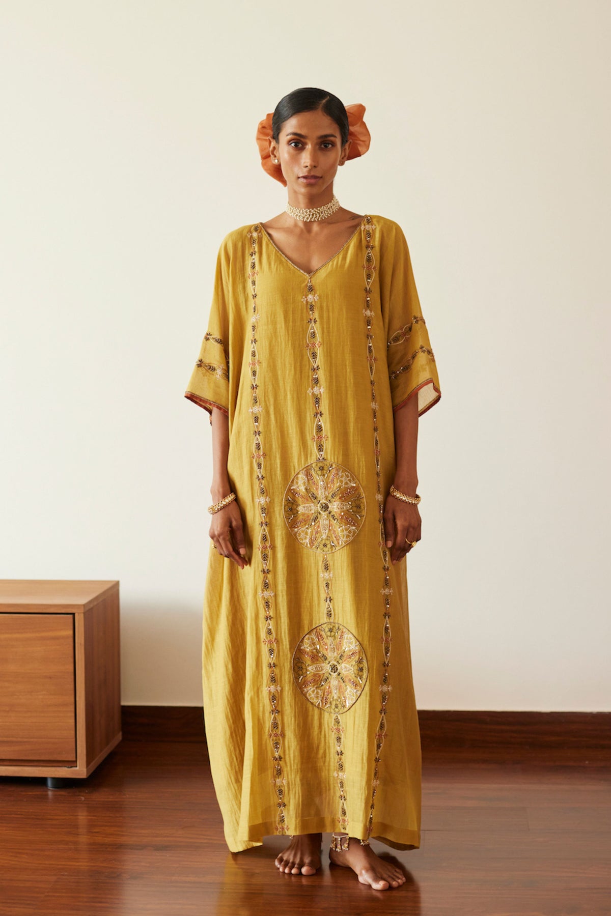 Yellow Uday Kaftan