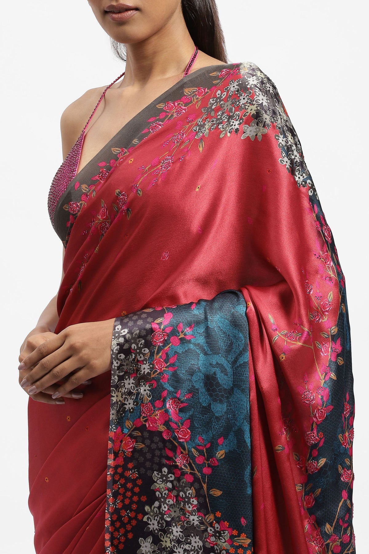 Dahlia Dreams Embellished Saree